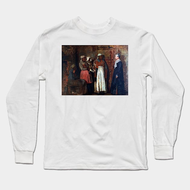 Winslow Homer A Visit from the Old Mistress Long Sleeve T-Shirt by pdpress